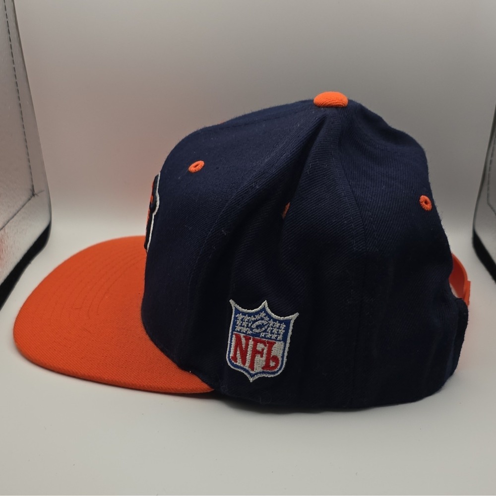 Mitchell & Ness NFL Vintage Collection Chicago Bears Navy/Orange Snapback Hat - Picture 2 of 6